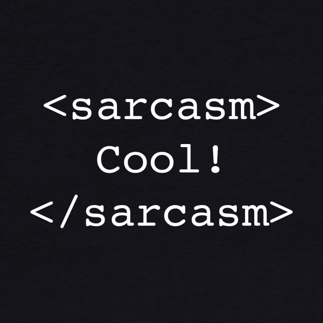 <sarcasm> by SergioDoe